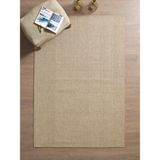 Mariesse Home Naturel Sisal Jüt Halı Modern Yıkanabilir Toz Vermez Halı - 100 x 300 cm - Bej - Kahverengi