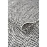 Mariesse Home Naturel Sisal Jüt Halı Modern Yıkanabilir Toz Vermez Halı - Gri - 160 x 650 cm