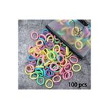 marimari Şeffaf Çantalı 100 Lü Lastik Toka 2 cm Çocuk Tokası