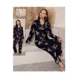 Marin Store Leopar Desenli Kadın Pijama Takımı