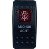 Marin Switch 3P On-Off 12-24V Kırmızı Deniz Feneri