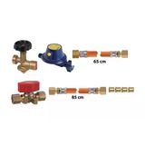Marin Tekne Yat Ve Karavan Tipi Tüpgaz Lpg Bağlantı Tesisat Kiti - Regülatör (Dedantör), Emniyet Vanası Ve Hortum Seti (65Cm + 85Cm)