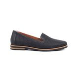 Marine Shoes 2021 Siyah Marine Deri Kadın Babet