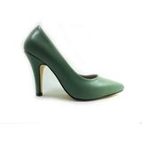 Marine Shoes 9 Cm Topuklu Kadın Stiletto Yeşil 86 437