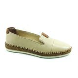 MARİNE SHOES Hakiki Deri Günlük Bayan Ayakkabı Bej 86 P01
