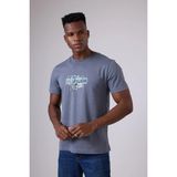 Marıne Tee™ Deniz Temalı Ribana Bisiklet Yaka Pamuk T-Shirt - 2XL - Mavigri