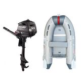 Marinport 2.30 Ahşap Taban Şişme Bot + Mercury 3.5 Hp Deniz Motoru