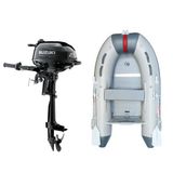 Marinport 2.30 Ahşap Taban Şişme Bot + Suzuki 2.5 HP Deniz Motoru