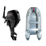 Marinport 3.00 Ahşap Taban Şişme Bot + Mercury 9.9 HP Deniz Motoru