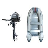 Marinport 3.00 Ahşap Taban Şişme Bot + Yamaha 2.5 HP Deniz Motoru