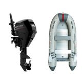 Marinport 3.70 Alüminyum Taban Şişme Bot + Mercury 20 HP Deniz Motoru