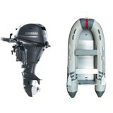 Marinport 3.70 Alüminyum Taban Şişme Bot + Yamaha 15 HP Deniz Motoru