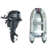 Marinport 4.30 Alüminyum Taban Şişme Bot + Yamaha 15 HP Deniz Motoru