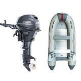 Marinport 4.30 Alüminyum Taban Şişme Bot + Yamaha 25 HP Deniz Motoru