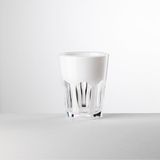 Mario Luca Giusti Double Face 390 ml Beyaz Su Bardağı