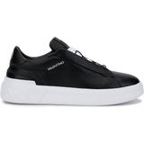 Mario Valentino Deri Siyah Sneakers & Spor Ayakkabı 1040 95R2106 Ayk Y25 Nero