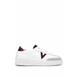 Mario Valentino Kadın Hakiki Deri Beyaz/Bordo Sneakers & Spor Ayakkabı 1040 95S7004 BN AYK SK25-26 WHITE/BORDEAUX