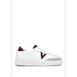 Mario Valentino Kadın Hakiki Deri Beyaz/Bordo Sneakers & Spor Ayakkabı