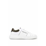 Mario Valentino Unisex Hakiki Deri Beyaz Sneakers & Spor Ayakkabı 1040 95S3909 Ayk SK25-26 Whıte/mılıtary
