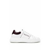 Mario Valentino Unisex Hakiki Deri Beyaz/Bordo Sneakers & Spor Ayakkabı 1040 95S3909 AYK SK25-26 WHITE/BORDEAUX