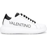 Mario Valentino Unisex Hakiki Deri Beyaz/siyah Sneakers & Spor Ayakkabı 1040 95B2302-Y Ayk Y25 Whıte/black - Beyaz - Siyah