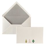 Maritera Yılbaşı Tiny Trees Yazısız Tebrik Kartı ve Zarfı (10'lu Kutu)