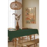 MARİTSA Masa Örtüsü - Kadife Dokulu Serisi Koyu Yeşil Dertsiz(LEKE TUTMAZ VE KIRIŞMAZ) Tablecloth