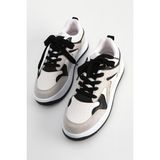 Marjin Kadın Sneaker Yüksek Taban Spor Ayakkabı Aryan Gri Süet