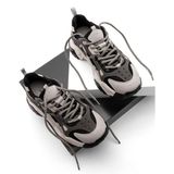 Marjin Kadın Yüksek Taban Sneaker Bağcıklı Spor Ayakkabı Edisa Siyah