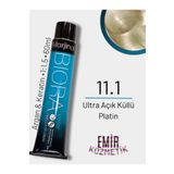 Marjinal Biora Saç Boyası - 11.1 Ultra Açık Küllü Platin + Pierra Oksidan 60 ml