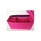 MARJİNAL W CLUB Çanta Içi Çıkabilir Fermuarlı Organizer FUSYA RENK 28 X 15 X 12 OLCULU