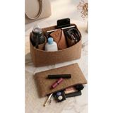 MARJİNAL W CLUB Long..... Medium Yandan Clutch Cantali Organizer Sütlü Kahve Renk