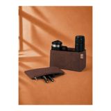MARJİNAL W CLUB YANDAN CLUTCH CANTALI CANTA ICI ORGANIZER KOYU KAHVERENGI