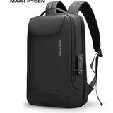 Mark Ryden Compılo 15.6 Inch Kilitli Siyah Renk Laptop Erkek Sırt Çantası MR9000_00