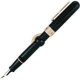 Mark Twain Crescent Filler Black Chase W/ Rose Gold Dolma Kalem M Uç
