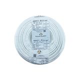 Marka 3x2.5 MM%100 Bakır Ttr Elektrik Kablosu (Beyaz, 50 Metre)