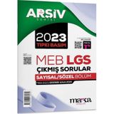 Marka 8. Sınıf Arşiv Serisi Lgs 2023 Çıkmış Sorular Çözümlü Tıpkı Basım Marka Yayınları