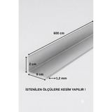 Marka Alüminyum Köşe Profili Alüminyum Köşebent L Profil GRİ 2 CM X 6 CM X 600 Cm