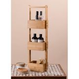 [marka] Bambu 3 Katlı Düzenleyici Raf 65x20x13 Cm