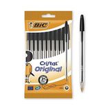 Marka: Bic Cristal Medium Siyah Tükenmez Kalem 10'lu PoşetTükenmez Kalemler