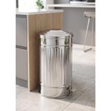 [marka] Çöp Kovası Krom 37 Lt