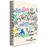 Marka Faber Castell Pp Kapak Grafiti Spiralli Defter 100 Yp Kareli 5075 000430-PUNK - Renkli - Ölçü - Tip