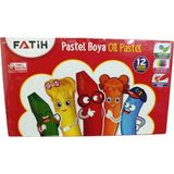 Marka Fatih Pastel Boya 12 Renk 34012 - Renkli - Tip - Ölçü