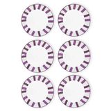 [marka] Joy Yemek Tabağı 6lı Set Mor 20 cm