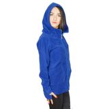 Marka Kadın Mavi Eldivenli Polar Sweatshirt