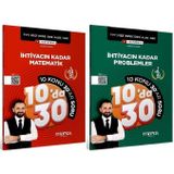 Marka KPSS MEB-AGS TYT MSÜ DGS ALES İhtiyacın Kadar Matematik + Problemler 10 da 30 Soru Bankası 2 li Set Yektuğ Mat - Y