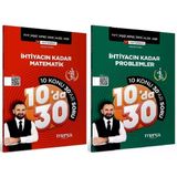 Marka Kpss Meb-Ags Tyt Msü Dgs Ales İhtiyacın Kadar Matematik + Problemler 10 Da 30 Soru Bankası 2 Li Set Yektuğ Mat - Yasin Kara Marka Yayınlar