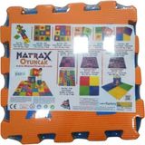 Marka Matrax Oyuncak Eva Puzzle 33X33 cm X7MM Harf Seti Yer Matı - Renkli - 100 x 100 cm