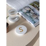 [marka] Mermer Bardak Altlığı S