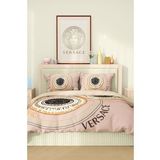 Marka Nevresim Takımı Çift Kişilik Pamuklu Saten Kumaş 6 Parça 3D Dijital Baskı Duvet Cover Set Model No:102